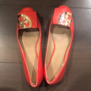 Tory Burch Orange Flats